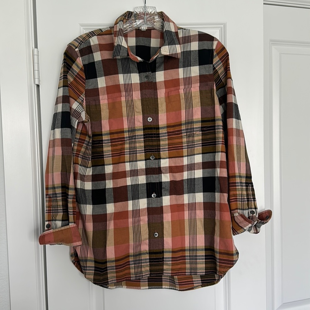 Madewell plaid button down